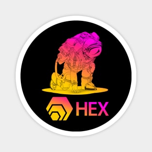 Hex coin Crypto coin Cryptocurrency Magnet